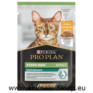 shumee Purina Pro Plan Cat Steriliziran piščanec v omaki 85 g