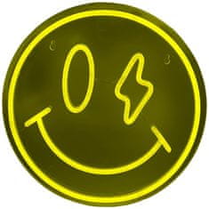 1 to 3 BELINE NEONSKA SVETILKA SMILE FACE LED DEKORATIVNA SVETILKA ZA SOB