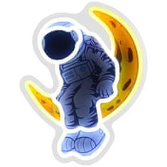1 to 3 BELINE NEONSKA LUČ ASTRONAVT NA LUNI LED LUČKA DEKORATIVNI PRIPOMOČEK