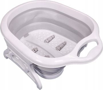 shumee Zložljiva kad za tuširanje z valjčki za stopala in pedikuro