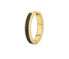 Brosway Pozlačen enojni uhan s cirkoni Ink BIK121