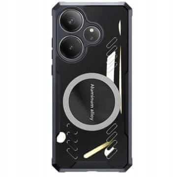 shumee X-Armor magnetna torbica MagSafe za Realme GT 6 črna