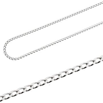 shumee Srebrna verižica Pancerka dolžine 45 cm