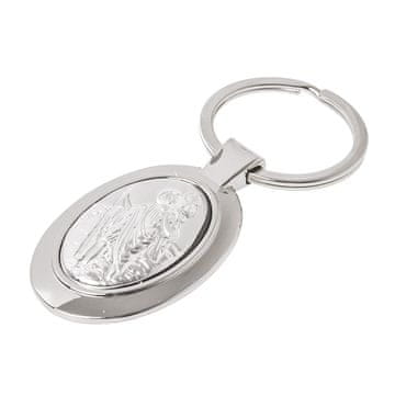 shumee Kovinski obesek za ključe s sv. Krištofom v škatli