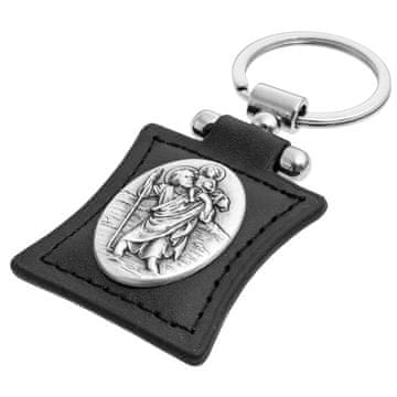 shumee Kovinski obesek za ključe s sv. Krištofom za v avto