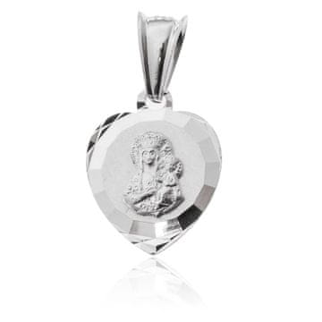 shumee Srebrni medaljon s Čenstohovsko Gospo, 1g, 925