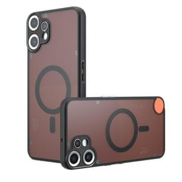 shumee Ovitek Matte Mag Cover, združljiv z MagSafe za CMF Phone 2 Pro, črn