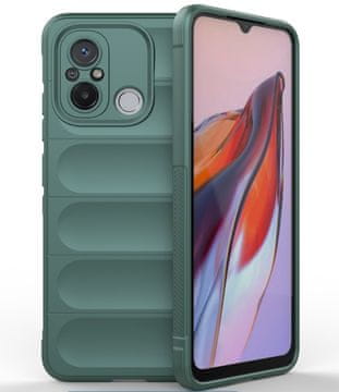 shumee Ovitek Magic Shield Armor za Xiaomi Redmi 12C zelen
