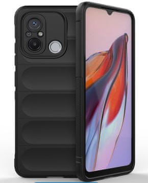 shumee Ovitek Magic Shield Armor za Xiaomi Redmi 12C črn