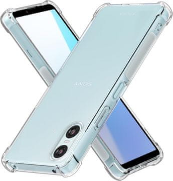 shumee Silikonski Armor Antishock ovitek za Sony XPERIA 10 VI, brezbarven