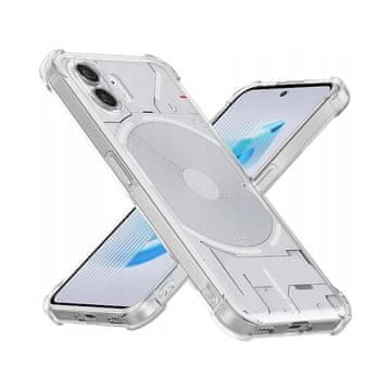 shumee Silikonski Armor Antishock ovitek for Nothing Phone 2, prozoren
