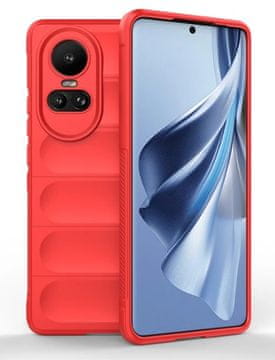 shumee Ovitek Magic Shield Armor za Oppo Reno 10 / 10 Pro rdeč