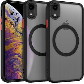 shumee Ovitek Candy z MagSafe za iPhone Xr, črn