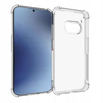 shumee Silikonski ovitek Armor Antishock za telefon Nothing 2A / 2A Plus, prozoren