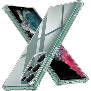 shumee Armor Antishock ovitek za Samsung Galaxy S24 Ultra, prozoren