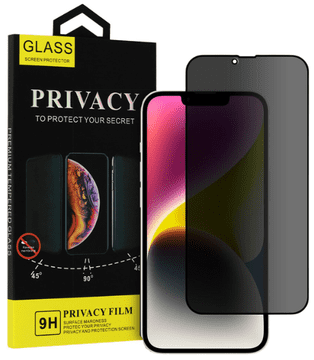 shumee Kaljeno steklo, privacy glass za iPhone 13 Pro Max črno
