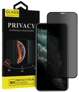 shumee Privacy Glass kaljeno steklo za iPhone 11 Pro črno