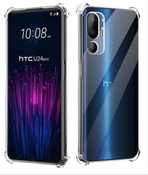 shumee Armor Antishock ovitek za HTC U24 Pro, prozoren
