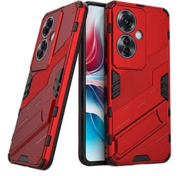shumee Ovitek Kickstand Armor za Oppo Reno 11F 5G rdeč
