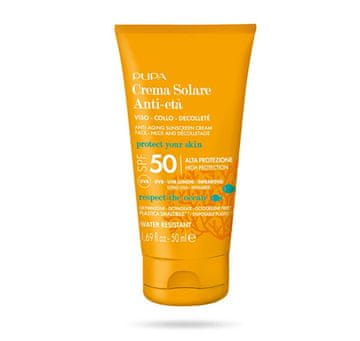 Pupa Krema za sončenje za obraz SPF 50 (Anti-Aging Sun Cream) 50 ml