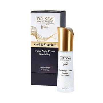 shumee Hranljiva nočna krema z zlatom in vitaminom E