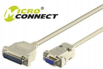 MicroConnect Serijski kabel DB9-DB25 3M Ž/M, IBM029