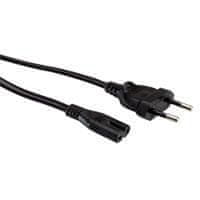 Value Napajalni kabel črne barve, 3 m, konektor Cee7/16 na C7, 19.99.2092