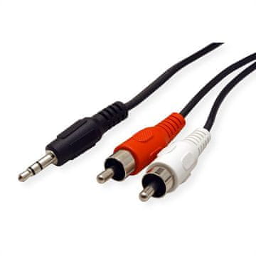 Roline Roline avdio kabel 3,5 mm/2x RCA (muški), 10 m, 11/09/4349