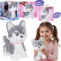 sarcia.eu Puppy Luv Junior LUNA - INTERAKTIVNI pes husky, plišasti kužek, otroška igrača, ZVOKI 2+