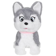sarcia.eu Puppy Luv Junior LUNA - INTERAKTIVNI pes husky, plišasti kužek, otroška igrača, ZVOKI 2+