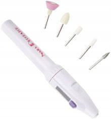 Malatec Baterijski prenosni brusilnik za manikuro in pedikuro nohtov