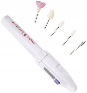 Malatec Baterijski prenosni brusilnik za manikuro in pedikuro nohtov