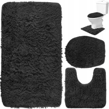 Ruhhy Set treh univerzalnih kopalniških preprog siva