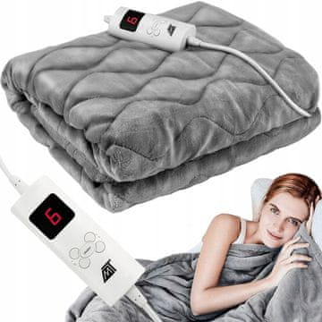 Malatec 85W električna pralna grelna odeja 180x130cm