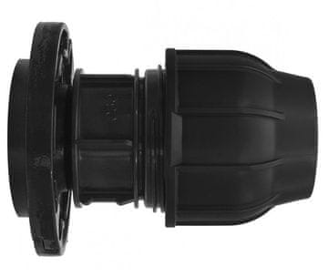 shumee Vpenjalna prirobnica PP 75x2 1/2"" DN65, PN10/PN16 s prirobnico, za PE cevi, črna