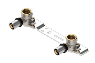 shumee Komplet pipe - dva kratka kolena PURMO CLEVERFIT 35 mm, montažna letev, vijaki 16x1/2"