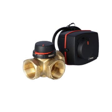 shumee Komplet: 3-potni ventil VRG131 dn32 + pogon ARA 661, 230 V AC