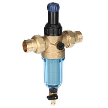 shumee Filter za pitno vodo RATIO START DFR DN25 z reduktorjem tlaka in ročnim povratnim izpiranjem. Priloženi priključki.