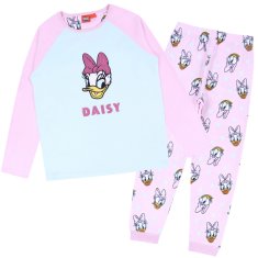 Disney DISNEY Daisy DVOJNA pižama za deklice, TOPLA FLIS pižama z dolgimi rokavi 146