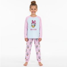 Disney DISNEY Daisy DVOJNA pižama za deklice, TOPLA FLIS pižama z dolgimi rokavi 146