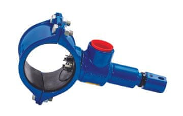 shumee Priključni sveder DN160x32 za PVC/PE cevi (samovrezne), PN16, za vodo, GJS - nodularna litina