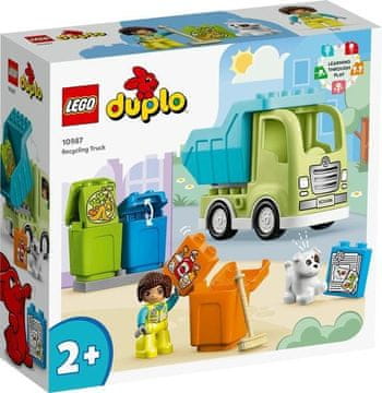 shumee LEGO Duplo 10987 Tovornjak za recikliranje Smetarski tovornjak Smetnjak