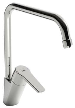 shumee Pipa za pomivalno korito Saga z visokim, vrtljivim izlivom. Priključek za cev.