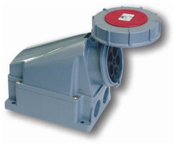 PCE Fiksna vtičnica Power Twist 63A 400V 3P+N+Z brez dušilke
