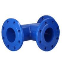 shumee Prirobnični T-kos DN100x100, PN10, za vodo, GJL - siva litina
