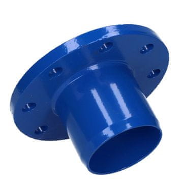 shumee FW enojni prirobnični priključek za PVC cevi DN100, PN10, za vodo, GJL - siva litina