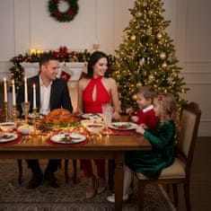 sarcia.eu John Zack Ženski RDEČI kombinezon z izrezanim izrezom, PRILEGAN, ELEGANTEN XS