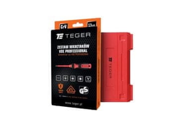 shumee VDE PROFESSIONAL set izvijačev 13 kos / GS/VDE certifikat / TEGER