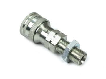 shumee Hidravlična vtičnica hitre spojke z eliminatorjem pritiska dolg M18x1,5 zunanji navoj EURO (9100818GL) (ISO 7241-A) Waryński