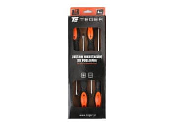 shumee Set 4 udarnih izvijačev / TEGER